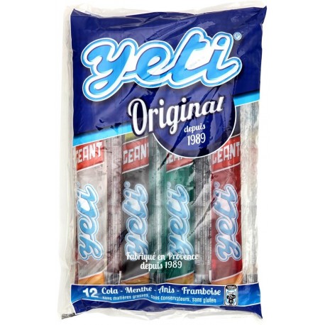 Yeti Original 4 Parfums 100ml (lot de 3 soit 36 bâtons glacés)