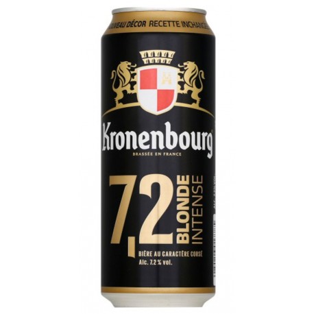 Kronenbourg Blonde Intense 50cl (pack de 12 canettes)