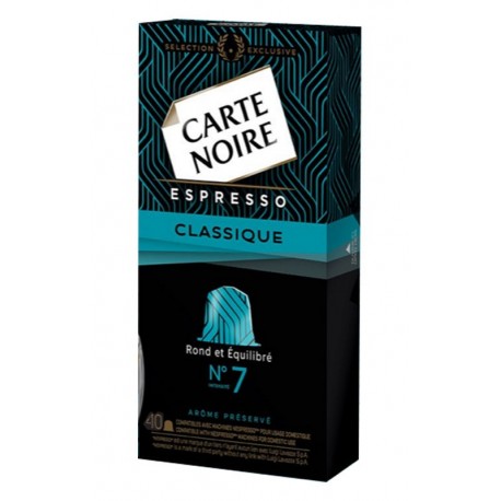 Carte Noire Espresso Classique (lot de 40 capsules)