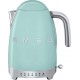 Smeg Bouilloire Température Réglable Vert d’Eau 2400W 1,7L KLF04PGEU