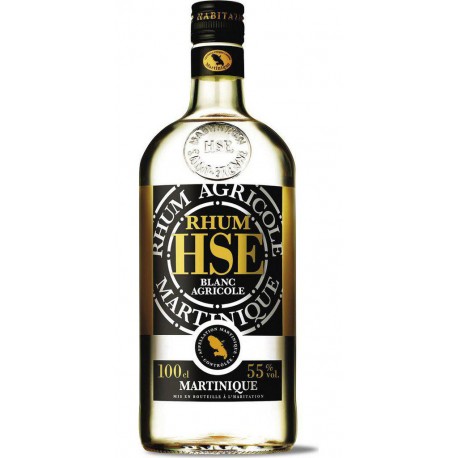 HSE Rhum blanc agricole Martinique 55%