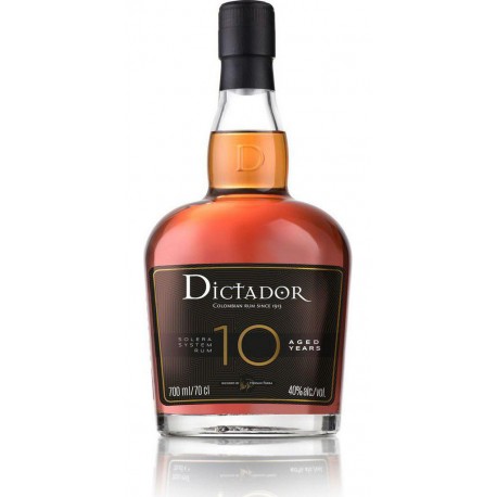 Dictador Rhum Colombie 10 ans d'âge 40%