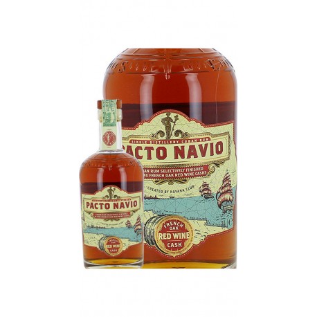 Pacto Navio rhum ambré red wine 40% 70cl