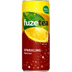Fuze Tea Thé Noir Pétillant 25cl (pack de 24)