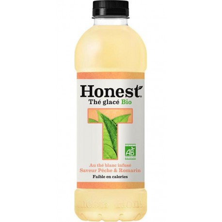 Honest Thé glacé blanc infusé saveur pêche BIO 90 cl
