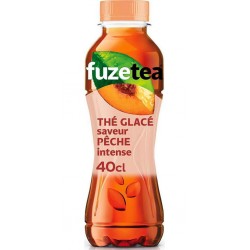 Fuze Tea Fuzetea Thé glacé saveur pêche intense 40cl
