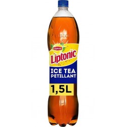 Liptonic Ice Tea pétillant au thé & citron vert 1,5L