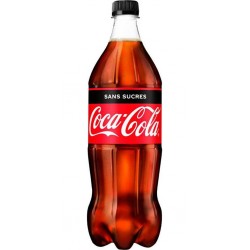 Coca-Cola Zéro sans sucres Bouteille 1L