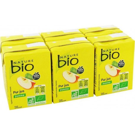 Nature Bio Pur jus de pomme 6 x 20 cl