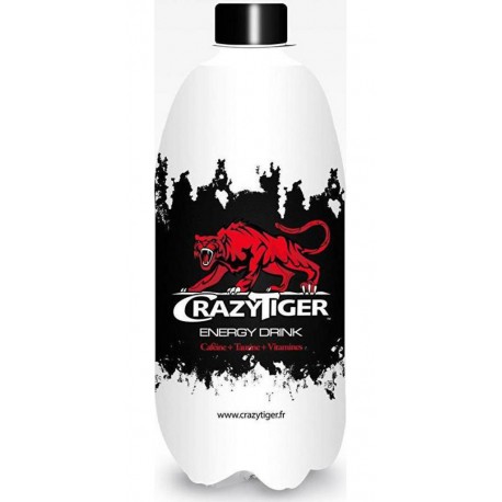Crazy Tiger Boisson gazeuse énergisante 1 L