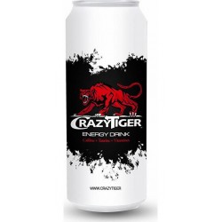 Crazy Tiger Boisson gazeuse énergisante 50 cl