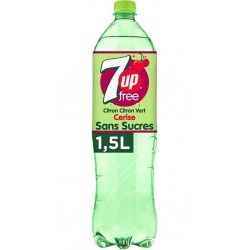 7 Up Lime sans sucre cerise 1,5 L