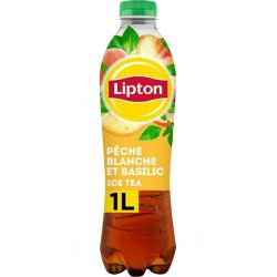Lipton Pêche Blanche & Basilic 1L