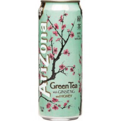 Arizona Thé Vert et Miel 33cl (lot de 3 packs de 24 soit 72 canettes)