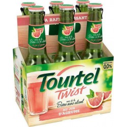 Twist Tourtel Bière sans alcool saveur agrumes 27,5cl (pack de 6)