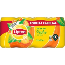 Lipton Ice tea saveur pêche 12 x 33cl