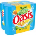 Oasis Boisson à l'eau de source orange 6 x 33cl
