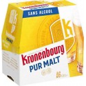 Kronenbourg Bière blonde Pur Malt sans alcool 25cl (pack de 6)