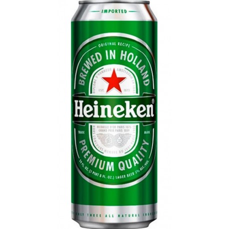 Heineken 50cl (lot de 48 canettes)