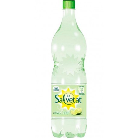 La Salvetat Gazeuse Citron Vert 1,25L (pack de 6)