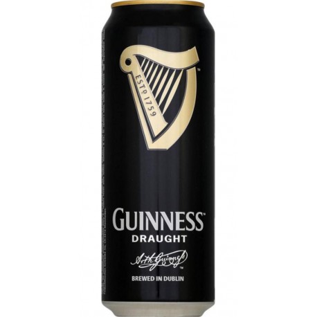 Guinness Draught Brune 50cl (pack de 12 canettes)