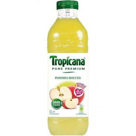 Tropicana Pure Premium Pommes Douces 1L (pack de 6)