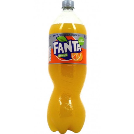 Fanta Orange Zéro Light 1,5L (lot de 12 bouteilles)
