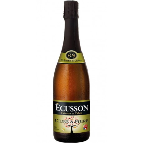 CIDRE DE POIRE ECUSSON 2,5% 75cl