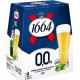 Kronenbourg 1664 Bière Blonde 0.0° 25cl 0.01%vol. sans alcool (pack de 6)