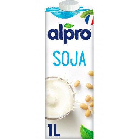 ALPRO Boisson végétale Soja 1L (lot de 5 briques)