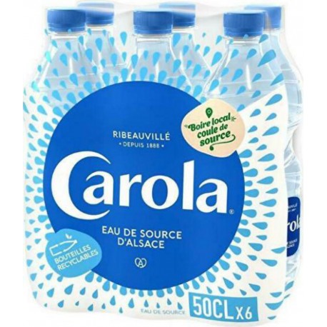 Carola EAU Carola BLEUE 6X50cl (pack de 6)
