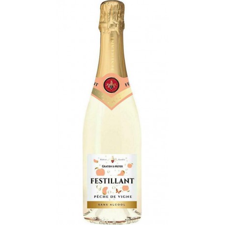 FESTILLANT Sans alcool Pêche 0.3% 75 cl
