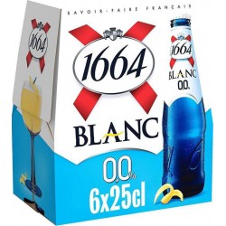 Kronenbourg Bière blanche 1664 0.0% 25cl (pack de 6)