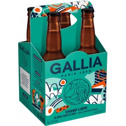 Bière Gallia Champ Libre 5.8° 4x33cl (pack de 4)