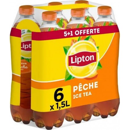 Lipton Ice Tea Pêche 1,5L (pack de 6)