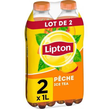 Lipton ICE TEA PECHE PET 2x1L (pack de 2)