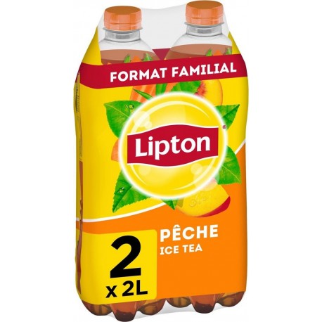 Lipton ICE TEA PECHE PET 2x2L (pack de 2)