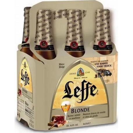 Leffe blonde basket pack 6x33cl 6.6%vol