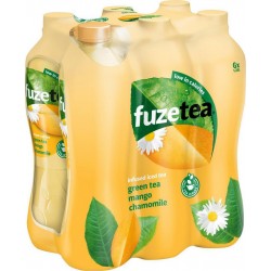 Fuze Tea Thé vert Mangue Camomille 1,25L (pack de 6)
