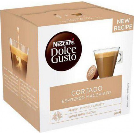 Dolce Gusto Espresso Cortado Macchiato (lot de 64 capsules) (lot de 4)