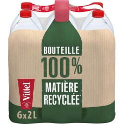 Vittel Eau minéralle naturelle 2L (pack de 6)