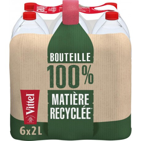 Vittel Eau minéralle naturelle 2L (pack de 6)