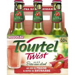 Tourtel TWIST FRAISE RHUBARBE 25cl (pack de 6)