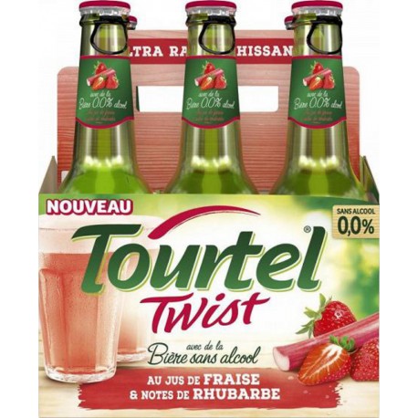 Tourtel TWIST FRAISE RHUBARBE 25cl (pack de 6)