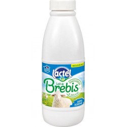 Lactel Lait de Brebis Demi-écrémé 1L (lot de 6 bouteilles)