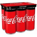 Coca-Cola sans sucres 33cl (lot de 4 packs de 6 soit 24 canettes)