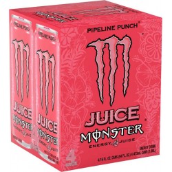 Monster Pipeline Punch 4x500ml (lot de 6 packs de 4 soit 24 canettes)