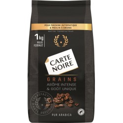 CARTE NOIRE Café en grains Classique 100% Arabica 1Kg