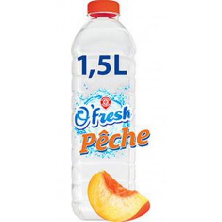 Eau aromatisée O'Fresh Pêche 1.5L