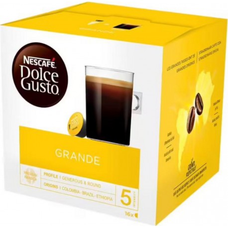 NESCAFÉ Dolce Gusto grande intensité Capsules x16 (lot de 4 boîtes)
